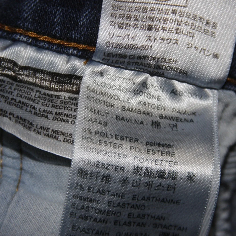Levi Strauss‎ 511 Slim Fit Jeans Mens 29 Blue Denim Stretch Workwear Utility